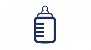 Baby bottle icon