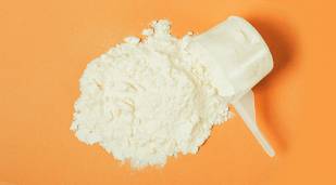 Lakeland Dairies cream powder on scoop