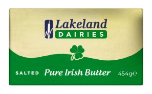 individual packet of salted butter in green wrapper