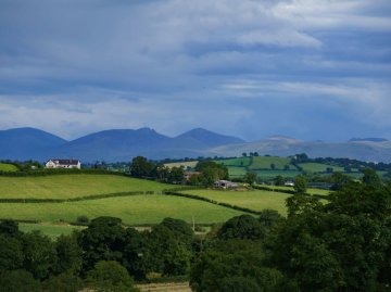 The Mourne Mountains.