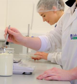 Milk testing R&D at Lakeland Dairies