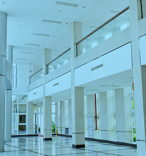 Room with big windows